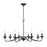 Millennium Delvona Chandelier, Matte Black