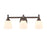 Millennium Lighting 3 Light Vanity Light, Rubbed Bronze/Etched White - 4423-RBZ