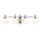 Millennium Lighting 4 Light Vanity Light, Rubbed Bronze/Etched White - 4424-RBZ