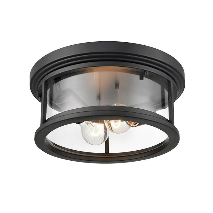 Millennium Lighting Bresley 2 Light Outdoor Flush Mount