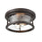 Millennium Lighting Bresley 2 Light Outdoor Flush Mount