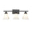 Millennium Lighting 4 Light Vanity Light, Brushed Nickel/Etched White - 4504-BN