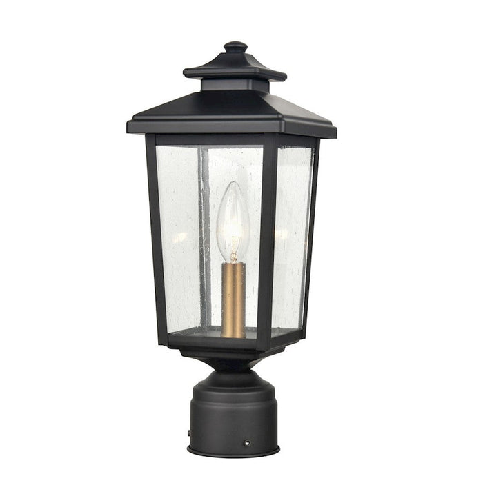 Millennium Eldrick 1 Light 14.375" Outdoor Post Lantern, Clear