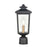 Millennium Eldrick 1 Light 14.375" Outdoor Post Lantern, Clear