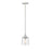 Millennium Lighting Evalon 1-Lt Mini-Pendant, Brushed Nickel/Clear - 497001-BN