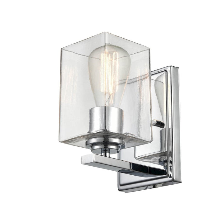 Millennium Lighting 1 Light 7.5" Wall Sconce, Chrome/Clear - 50001-CH