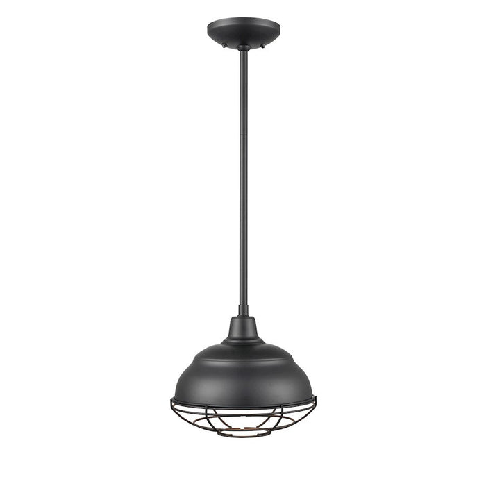 Millennium Lighting 1 Light Mini-Pendant, Matte Black