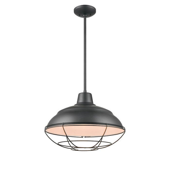 Millennium Lighting 1 Light Mini-Pendant, Matte Black