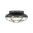 Millennium Lighting 2 Light 12" Outdoor Flush Mount, Matte Black - 5382-MB