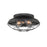 Millennium Lighting 2 Light Outdoor Flush Mount, Matte Black