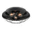 Millennium Lighting 3 Light Outdoor Flush Mount, Matte Black