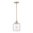 Millennium Lighting Asheville 1 Light Pendant, Modern Gold/Clear - 6901-MG