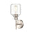 Millennium Lighting Asheville 1 Light Wall Sconce, Satin Nickel/Clear - 6941-SN