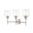 Millennium Lighting Asheville 3 Light Vanity Light, Satin Nickel/Clear - 6943-SN