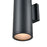 Millennium Lighting 1 Light 14" Outdoor Sconce, Matte Black/Sandblast - 8002-MB