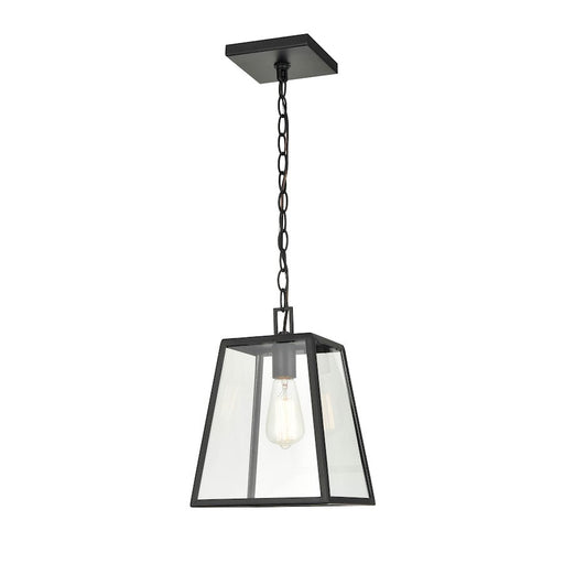 Millennium Lighting Grant 1 Light 15" Outdoor Lantern, PC Black/Clear - 8011-PBK