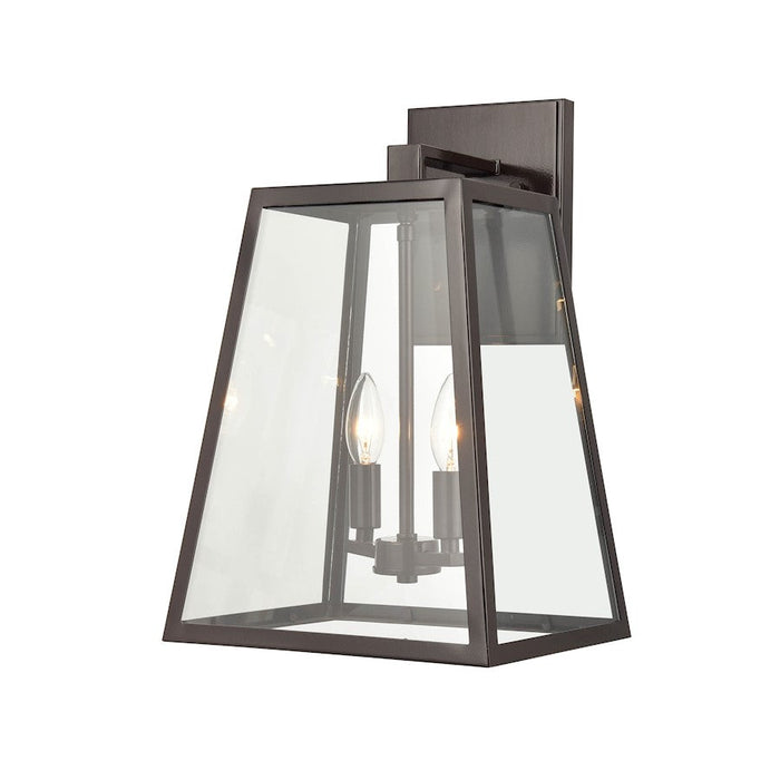 Millennium Lighting Grant 2 Light Outdoor Sconce, Clear