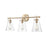 Millennium Lighting 3 Light Vanity, Modern Gold - 8123-MG