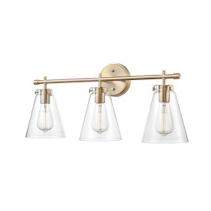 Millennium Lighting 3 Light Vanity, Modern Gold - 8123-MG