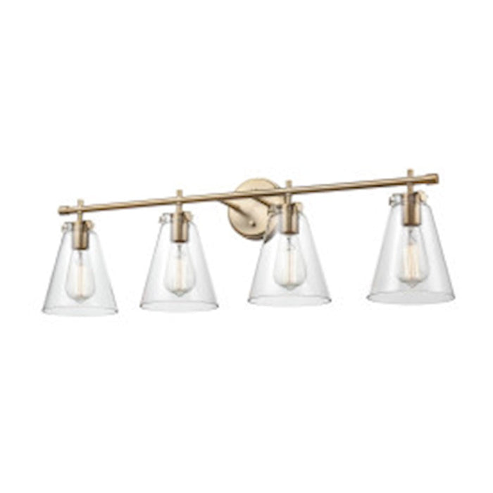 Millennium Lighting 4 Light Vanity, Modern Gold - 8124-MG