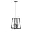 Millennium Lighting 4 Light Pendant, Matte Black - 8144-MB