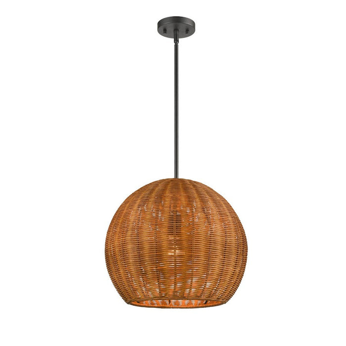 Millennium Lighting Elise 1 Light Pendant, Natural