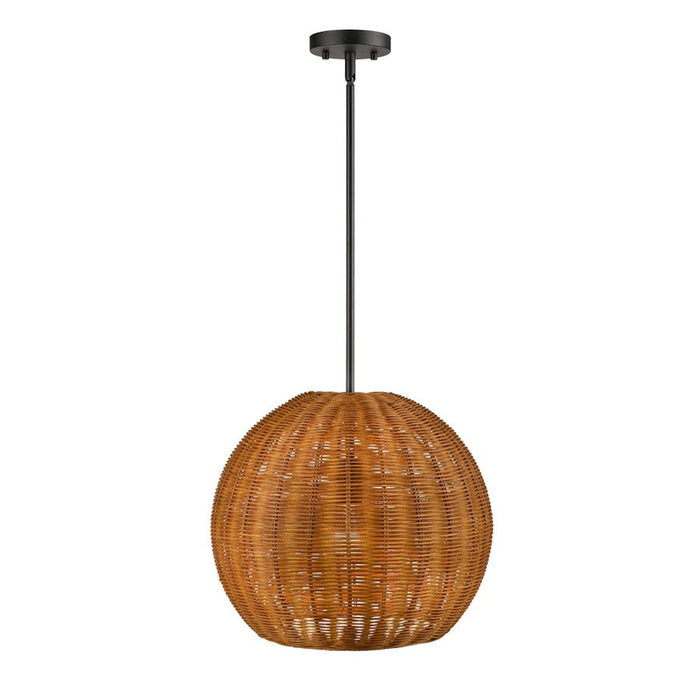 Millennium Lighting Elise 1 Light Pendant, Natural