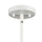 Millennium Elise 1 Light 15" Pendant, White - 9026-WH