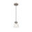 Millennium Josleen 1 Light 6.75" Pendant, Satin Nickel/Clear - 9111-SN