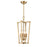 Millennium 4 Light 21.25" Wall Sconce, Modern Gold - 9124-MG