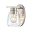 Millennium Lighting 9361 1 Light Wall Sconce, Brushed Nickel/Clear - 9361-BN