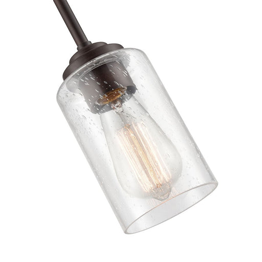 Millennium Lighting Moven 1 Light Mini-Pendant, Bronze/Seeded