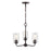 Millennium Lighting Moven Chandelier, Bronze/Clear Seeded