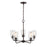 Millennium Lighting Moven Chandelier, Bronze/Clear Seeded