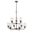 Millennium Lighting Moven Chandelier, Bronze/Clear Seeded