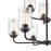 Millennium Lighting Moven Chandelier, Bronze/Clear Seeded