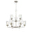 Millennium Moven 9 Light 26.75" Chandelier, Satin Nickel/Clear - 9609-SN