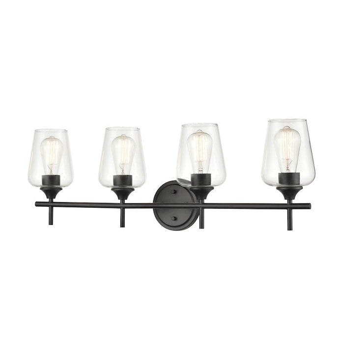 Millennium Ashford 6 Light Flushmount Ceiling Light, Matte Black - 9704-MB