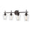 Millennium Lighting Ashford 4 Light Vanity Light, Rubbed Bronze/Clear