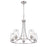 Millennium Lighting Ashford 5 Light Chandelier, Brushed Nickel/Clear - 9725-BN