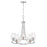 Millennium Lighting Ashford Chandelier, Brushed Nickel/Clear