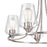 Millennium Lighting Ashford Chandelier, Brushed Nickel/Clear