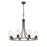 Millennium Ashford 9 Light 28" Mini-Pendant Light, Rubbed Bronze - 9728-RBZ