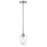 Millennium Lighting Ashford 1 Light 38" Mini-Pendant, Nickel/Clear - 9731-BN