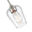 Millennium Lighting Ashford 1 Light Mini-Pendant, Nickel/Clear
