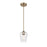 Millennium Lighting Ashford 1 Light Mini-Pendant, Modern Gold/Clear - 9731-MG