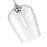 Millennium Lighting Ashford 1 Light Mini-Pendant, Nickel/Clear