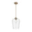 Millennium Lighting Ashford 1 Light Mini-Pendant light, Modern Gold - 9741-MG