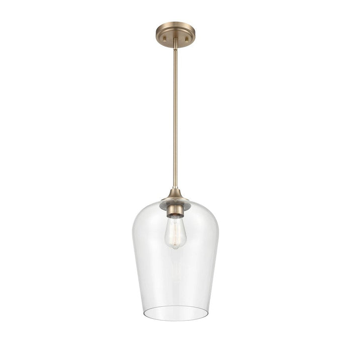 Millennium Lighting Ashford 1 Light Mini-Pendant light, Modern Gold - 9741-MG