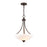 Millennium Lighting Ivey Lake 3 Light 15" Pendant, Bronze/Etched - 9802-RBZ